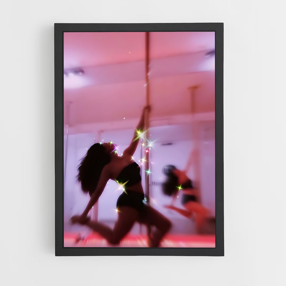 Poster Pole Dance Passion – affiche Danse (vue 2)